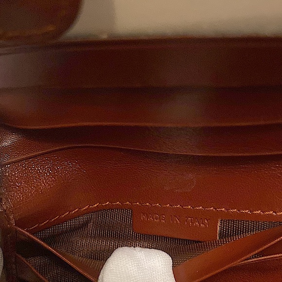 NWOT Bally Brown Leather Bi-fold Wallet -#31 - Picture 10 of 10